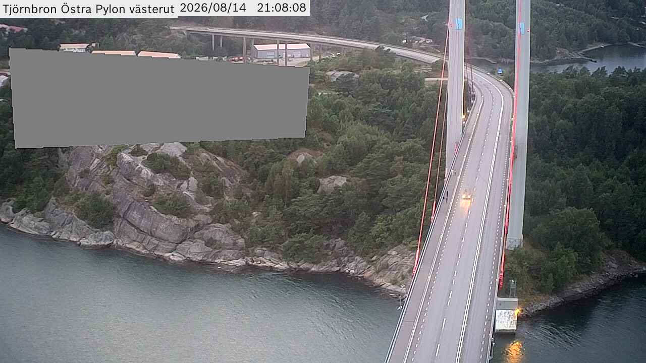 Tjörnbron Östra Pylon västerut