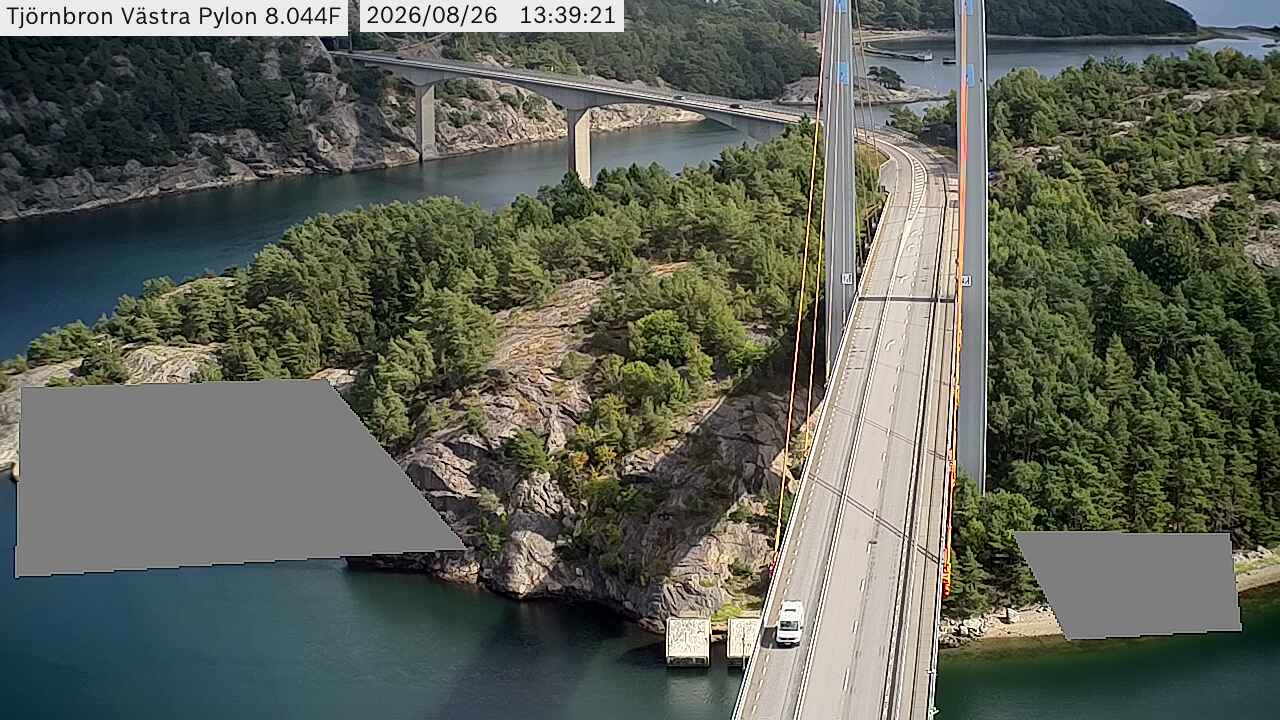 Webcam Tjörnbron, Stenungsund, Bohuslän, Schweden