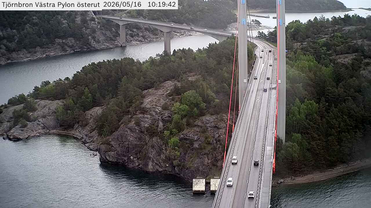 Tjörnbron Västra Pylon österut