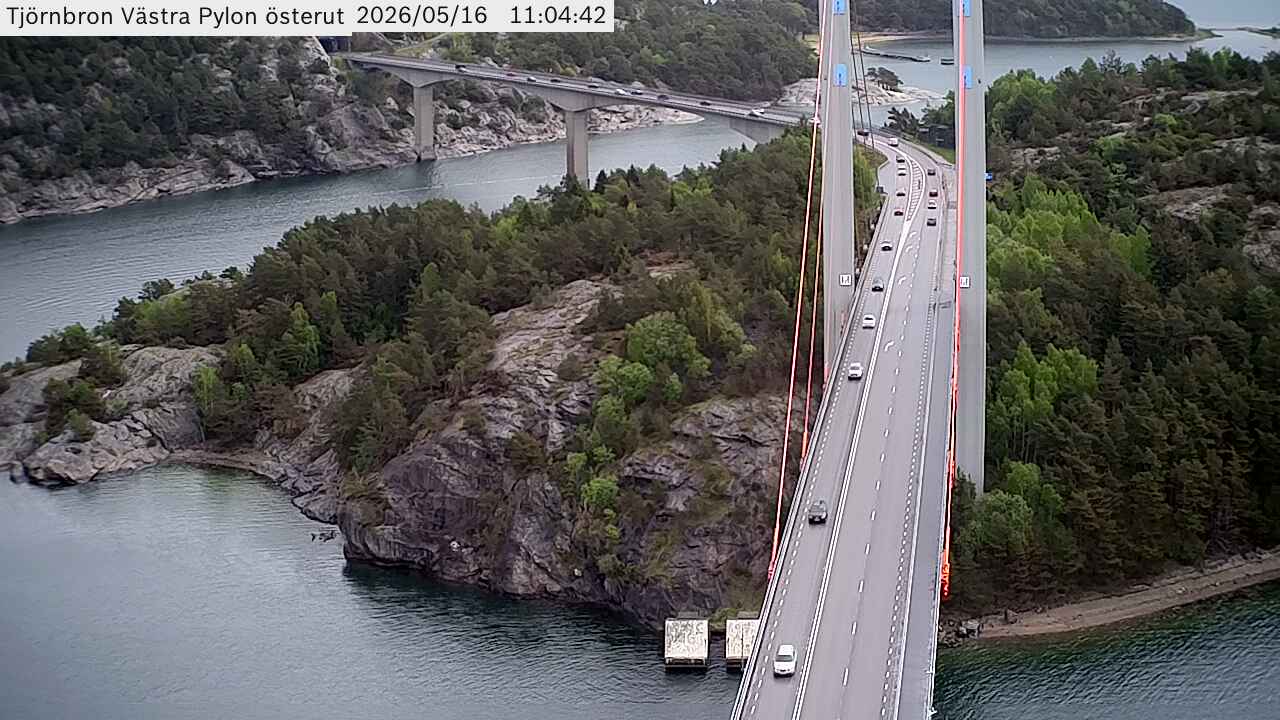 Tjörnbron Västra Pylon österut