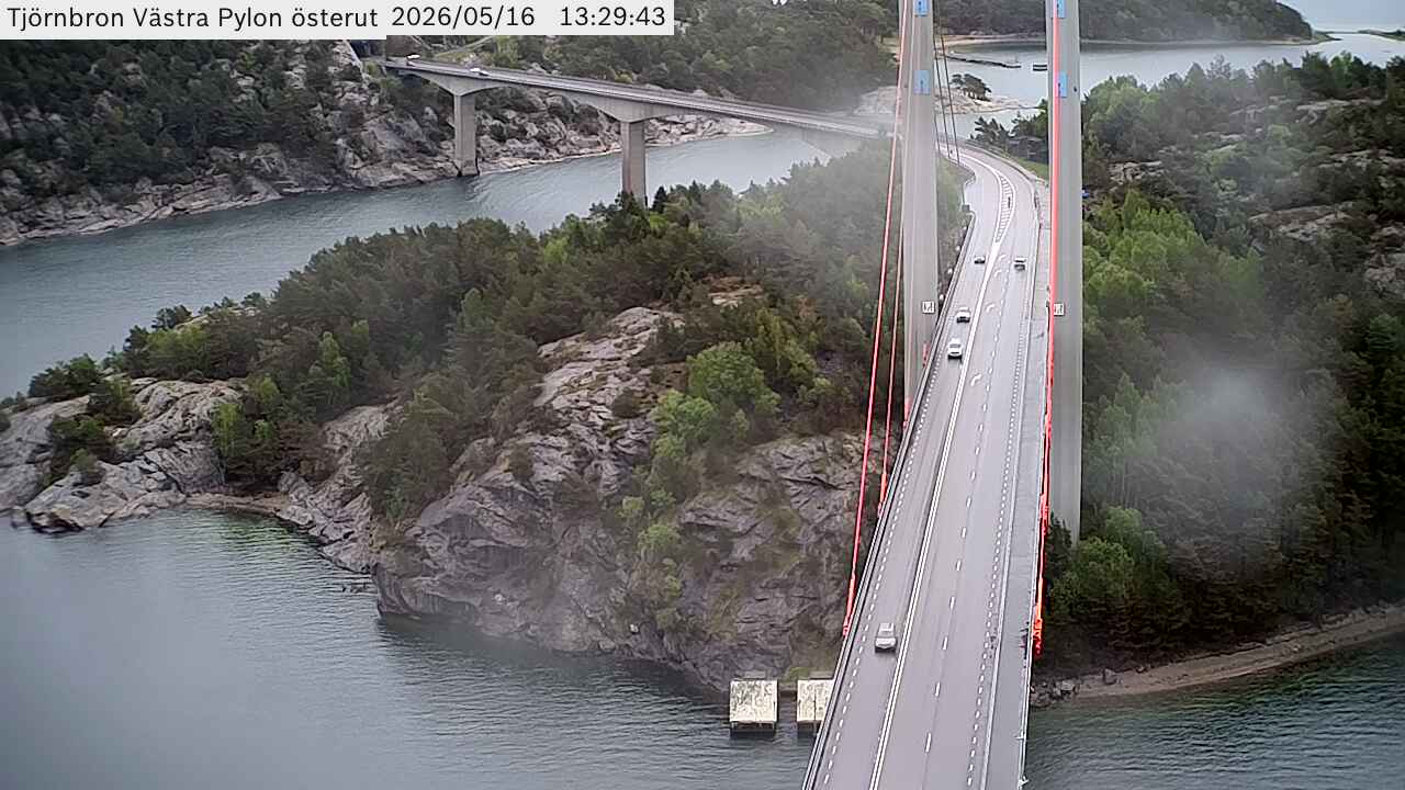 Tjörnbron Västra Pylon österut