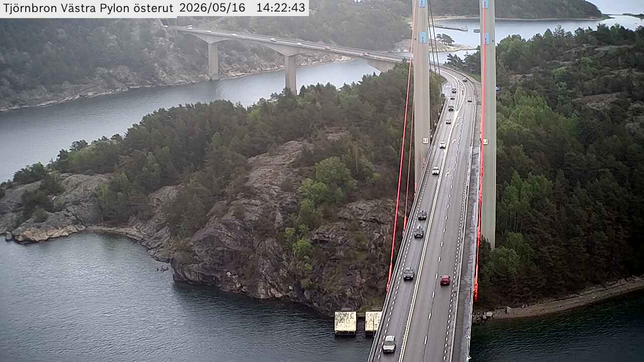 Tjörnbron Västra Pylon österut