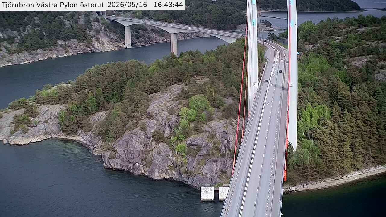 Tjörnbron Västra Pylon österut