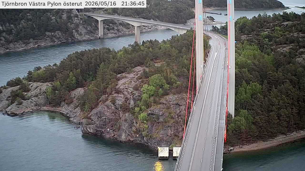 Tjörnbron Västra Pylon österut