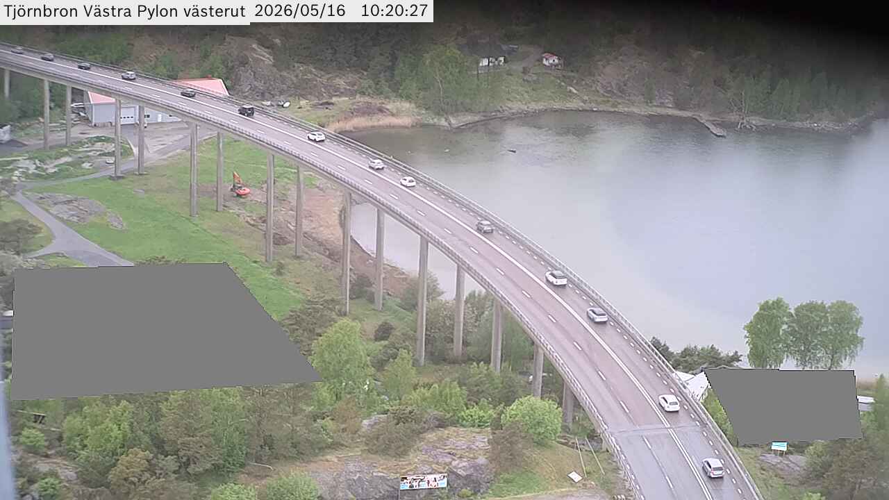 Tjörnbron Västra Pylon västerut
