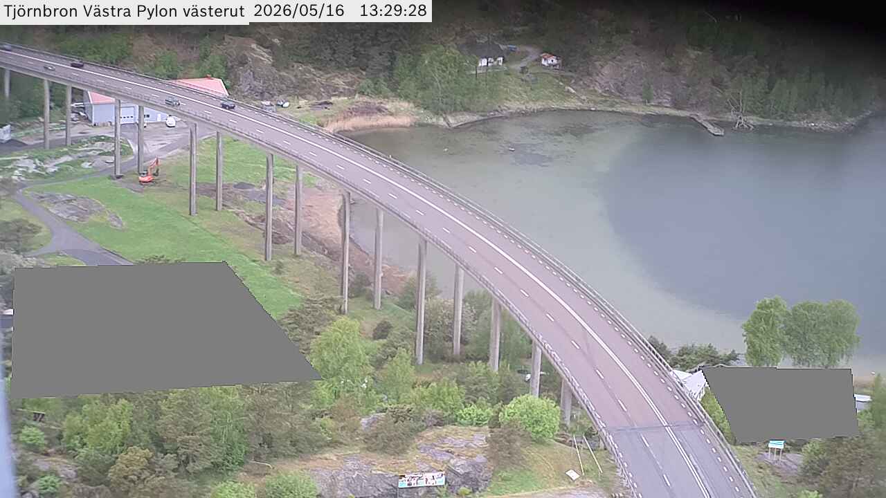 Tjörnbron Västra Pylon västerut