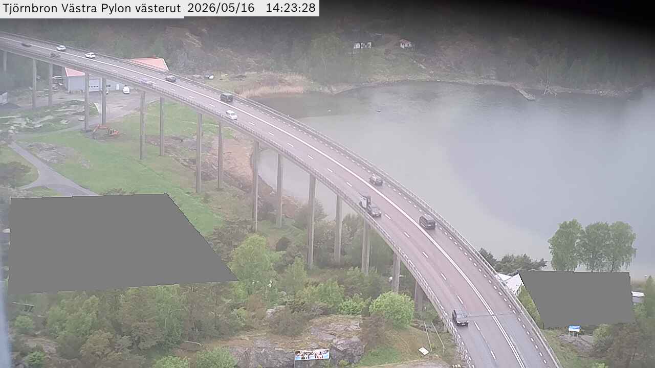 Tjörnbron Västra Pylon västerut