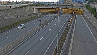 Götatunneln Mynning Lillabommen västerut