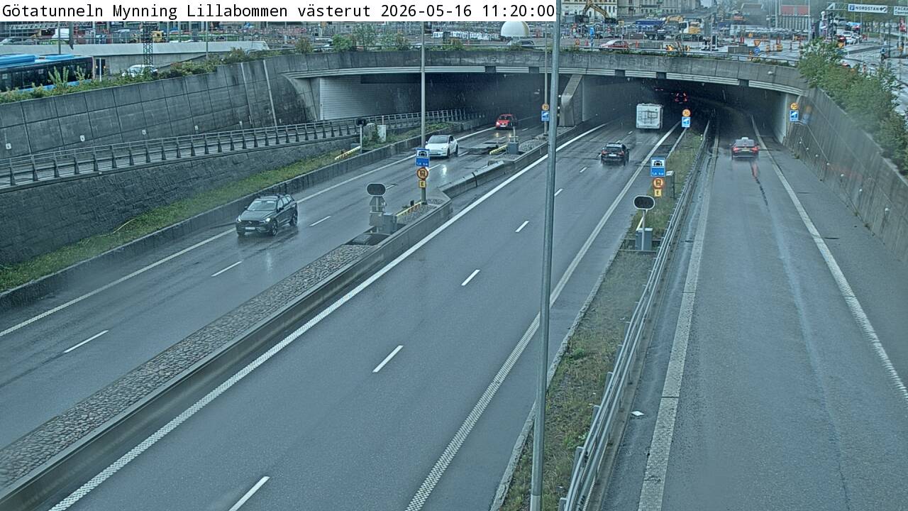 Götatunneln Mynning Lillabommen västerut