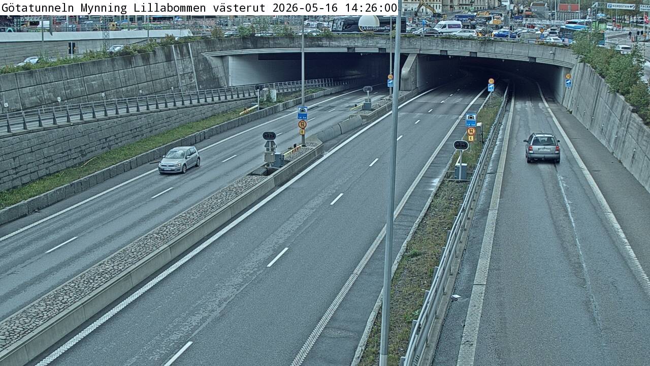 Götatunneln Mynning Lillabommen västerut