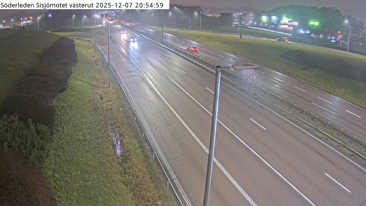 Söderleden Sisjömotet västerut