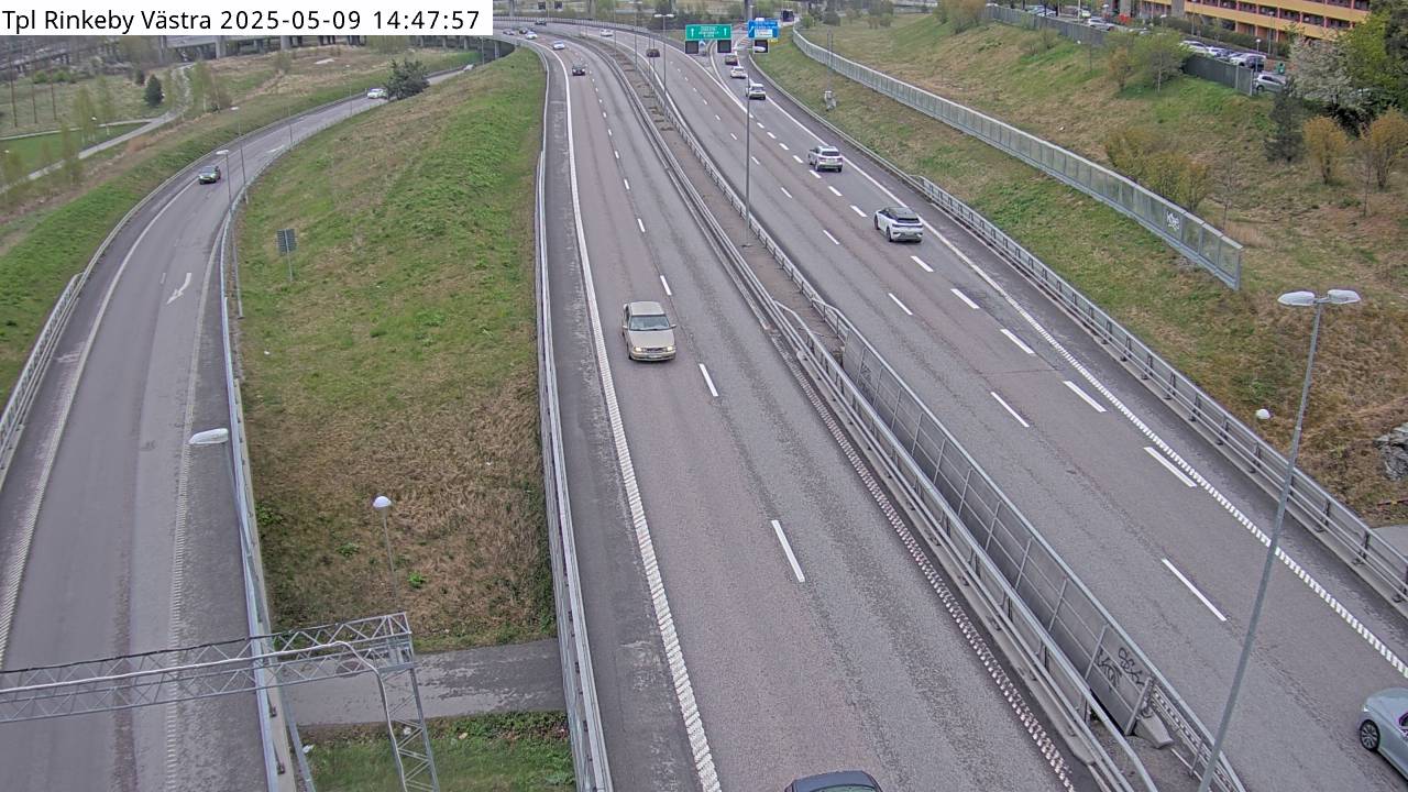 Trafikkamera - Trafikplats Rinkeby Västra