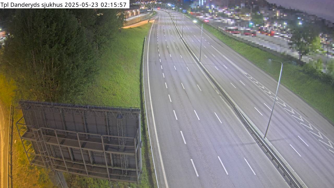 Trafikkamera - Trafikplats Danderyds sjukhus