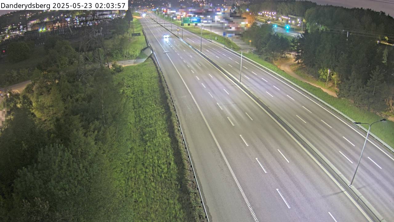 Trafikkamera - Danderydsberg, mot Stockholm