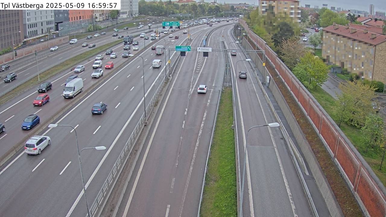 Trafikkamera - Södertäljevägen E4/E20, Västberga