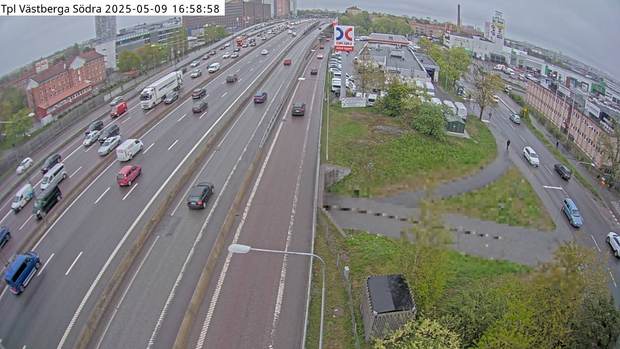 Trafikkamera - Södertäljevägen E4/E20, Västberga Södra
