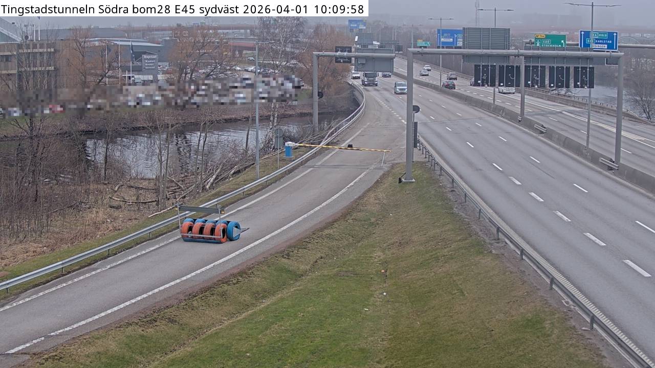 Tingstadstunneln Södra bom E45