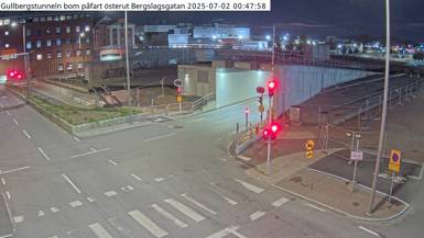 Gullbergstunneln Bom Påfart Ö
