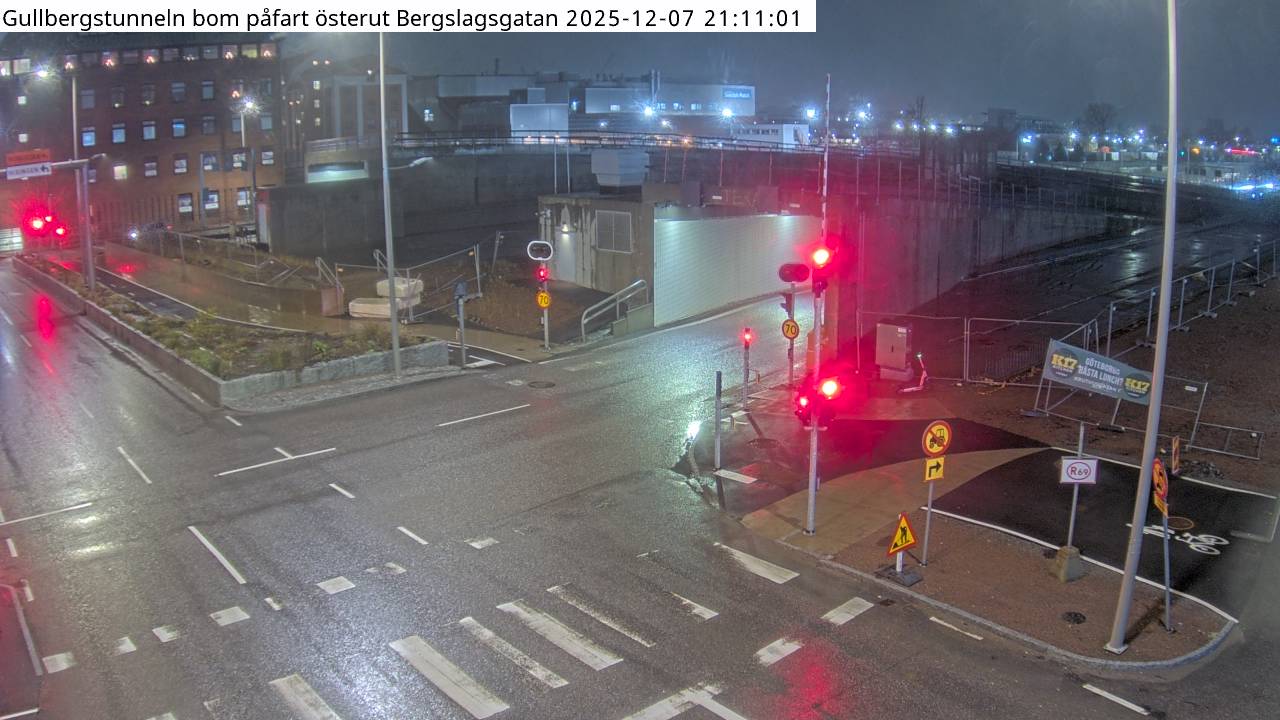 Gullbergstunneln Bom Påfart Ö 