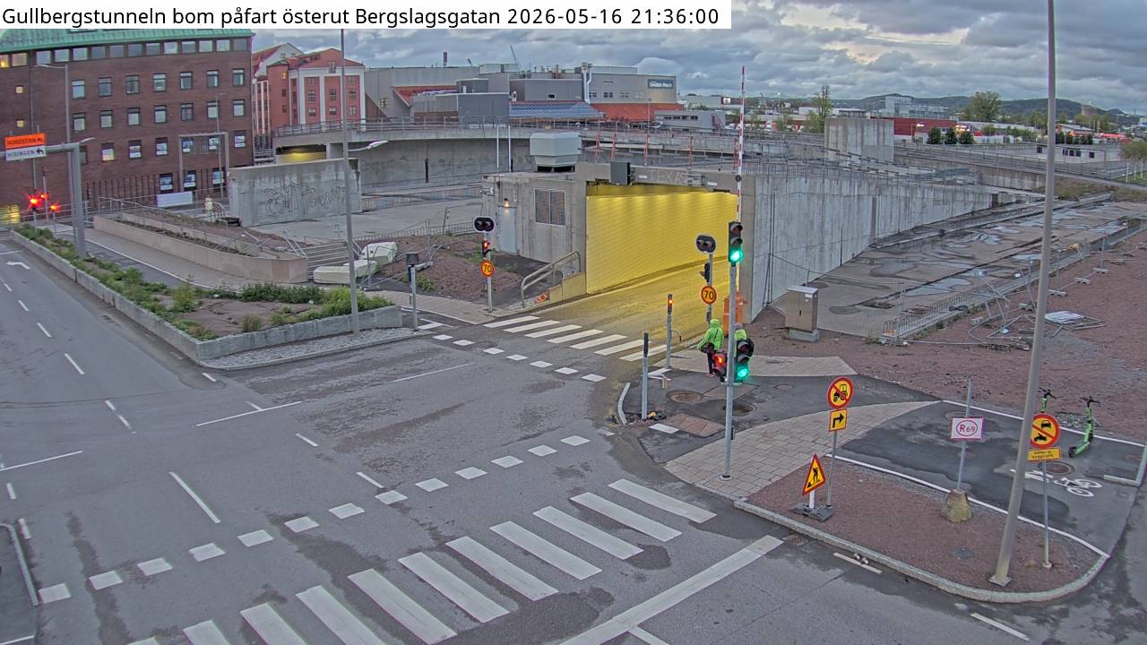 Gullbergstunneln Bom Påfart Ö 