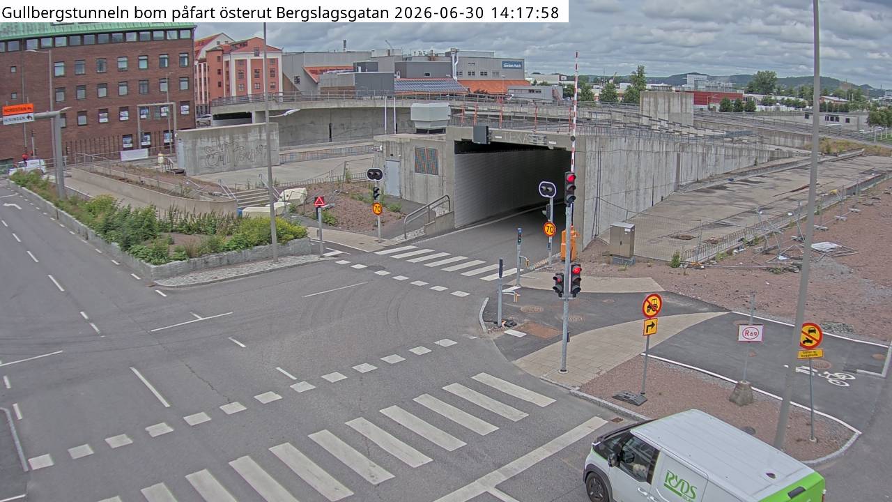 Gullbergstunneln Bom Påfart Ö 