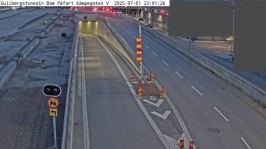 Gullbergstunneln Bom Påfart Kämpegatan