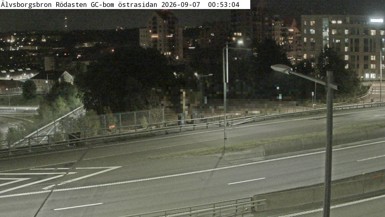 Älvsborgsbron Rödasten GC-bom 