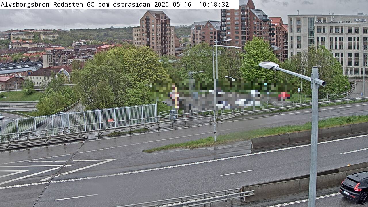 Älvsborgsbron Rödasten GC-bom 