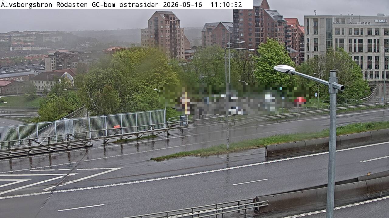 Älvsborgsbron Rödasten GC-bom 