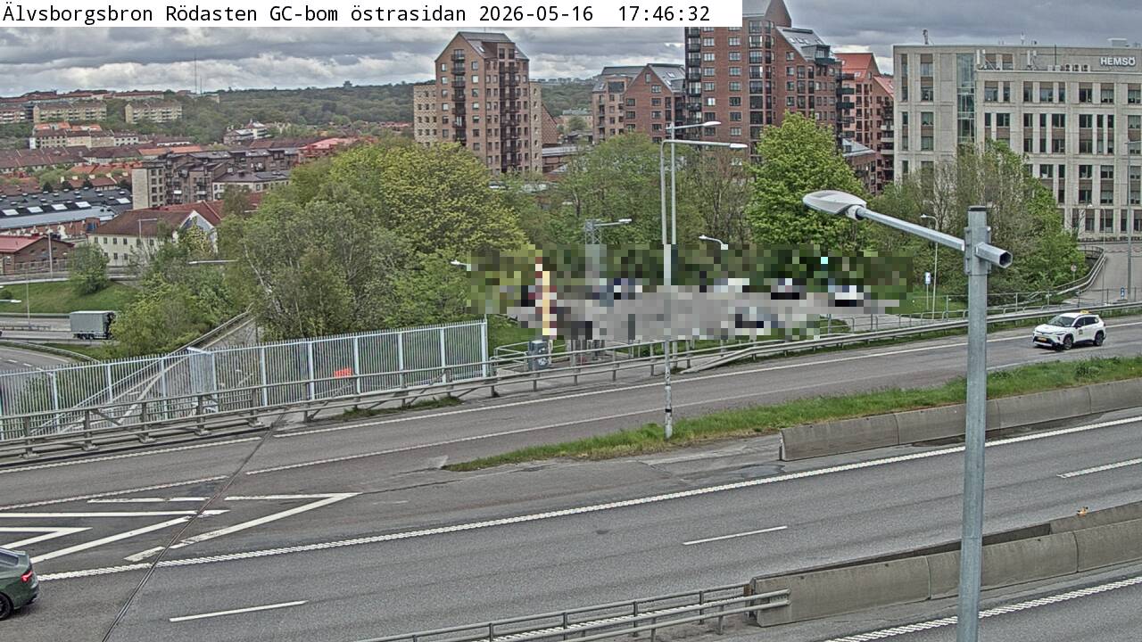 Älvsborgsbron Rödasten GC-bom 