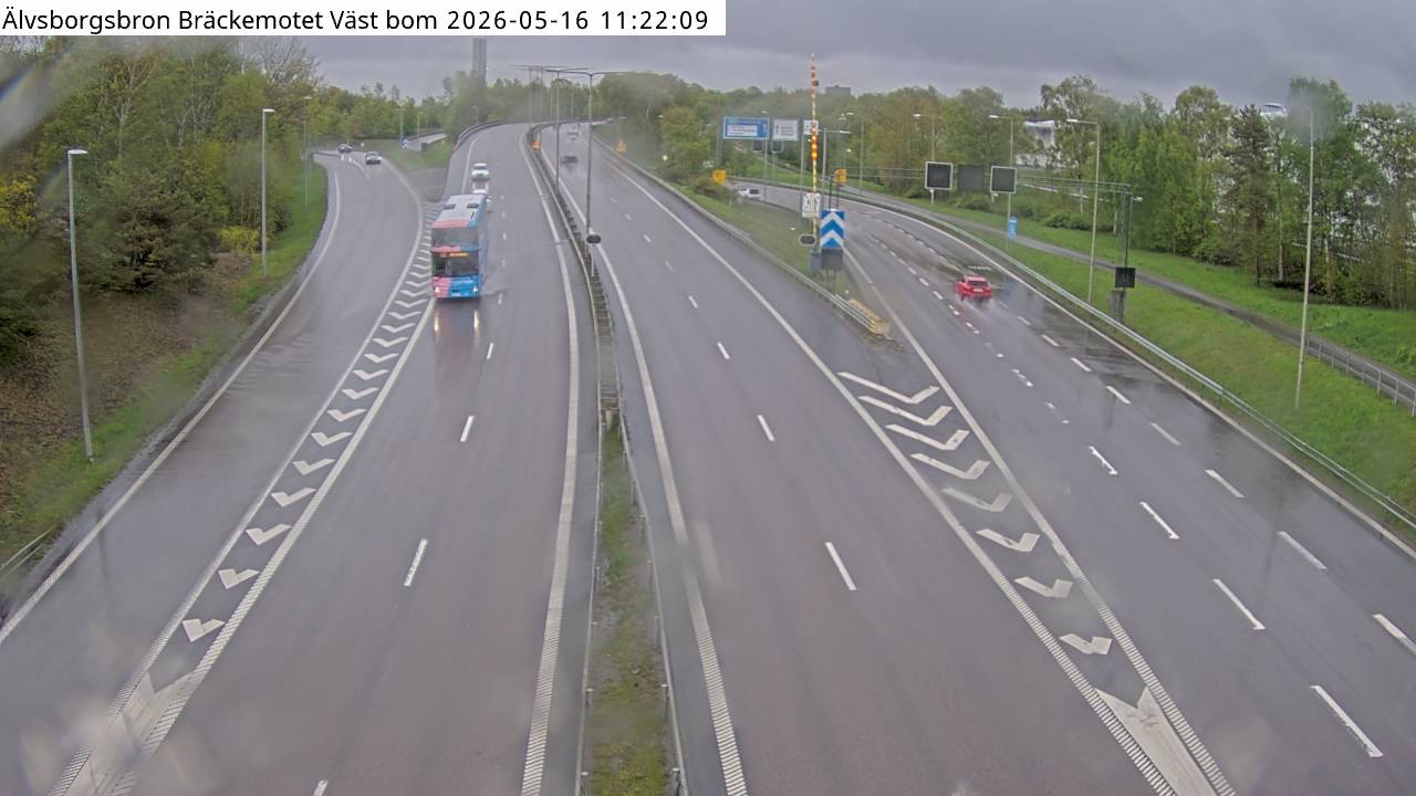 Älvsborgsbron Bräckemotet Väst bom