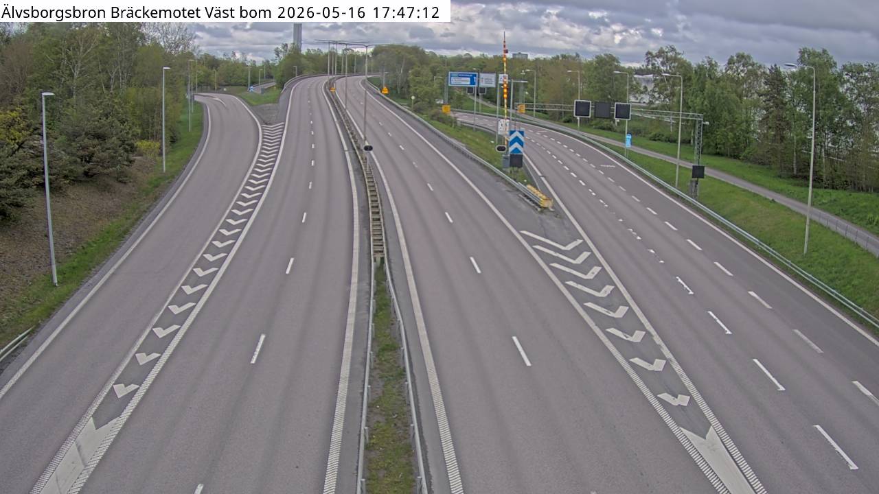 Älvsborgsbron Bräckemotet Väst bom