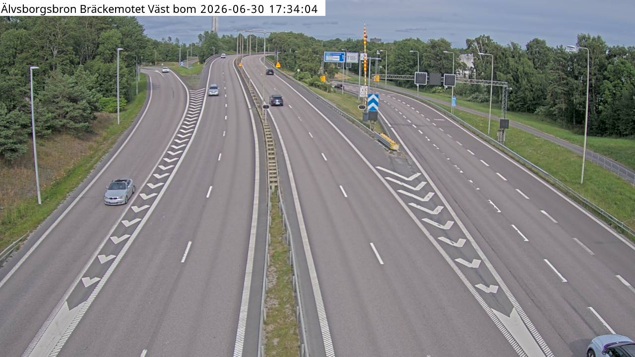 Älvsborgsbron Bräckemotet Väst bom