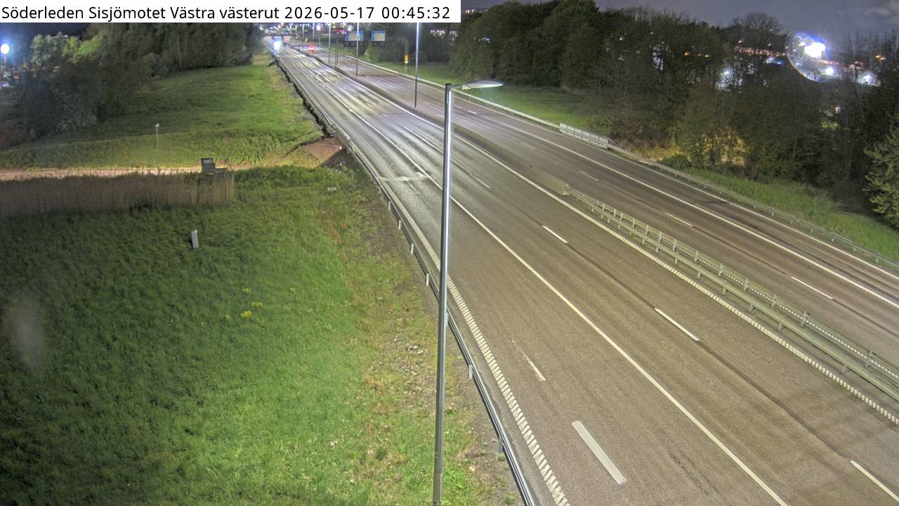 Söderleden Sisjömotet Västra västerut
