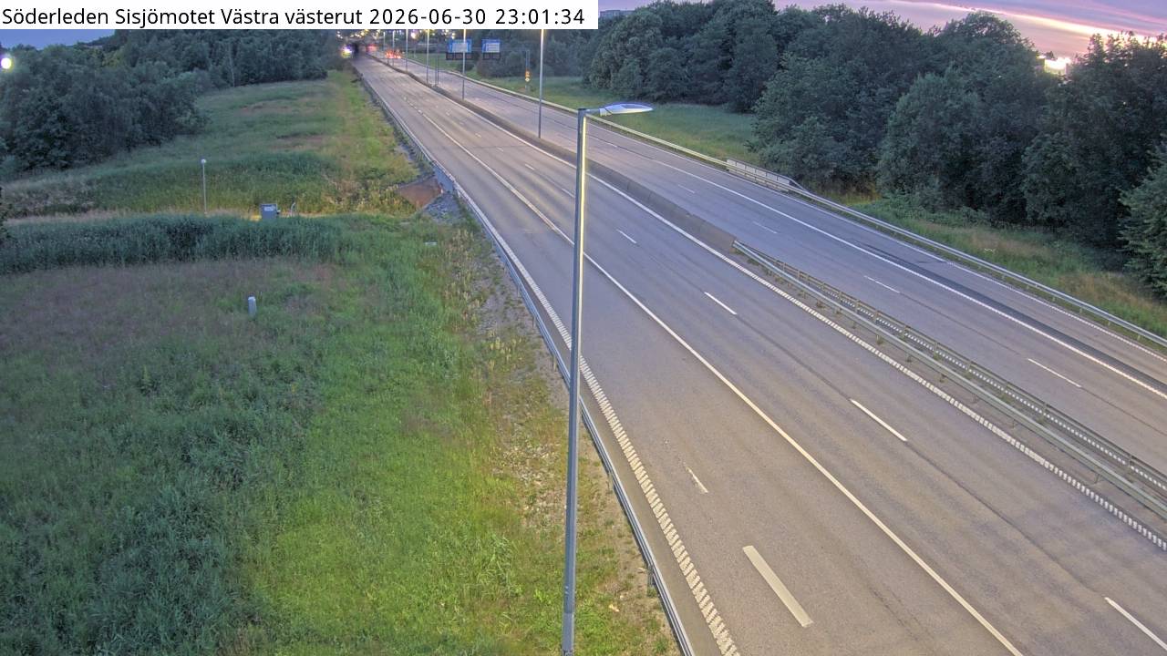 Söderleden Sisjömotet Västra västerut