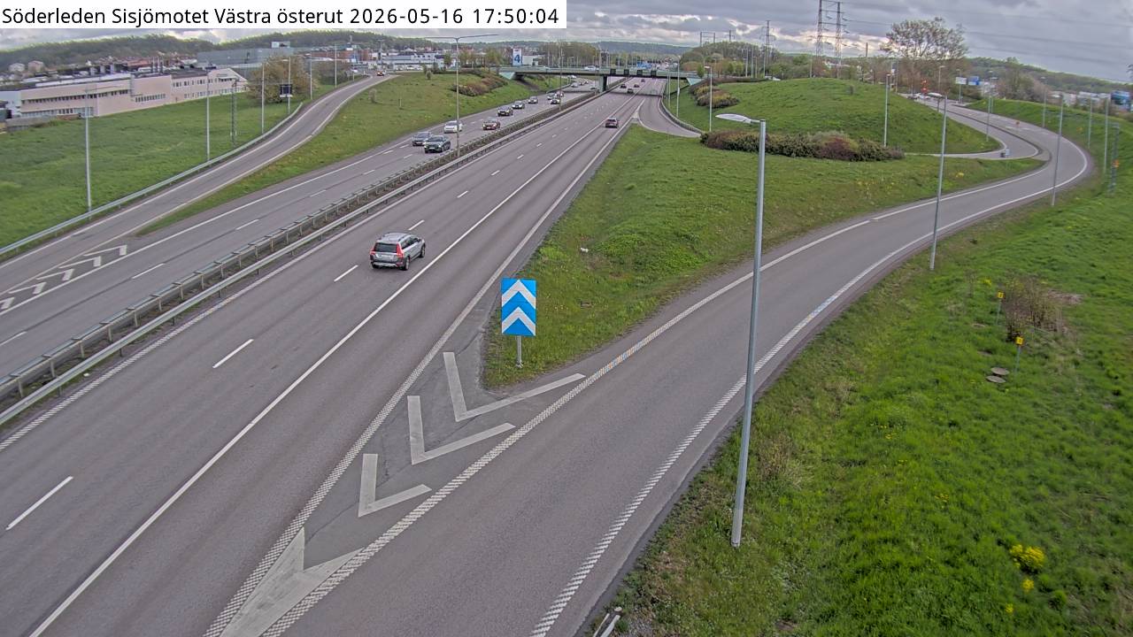 Söderleden Sisjömotet Västra österut