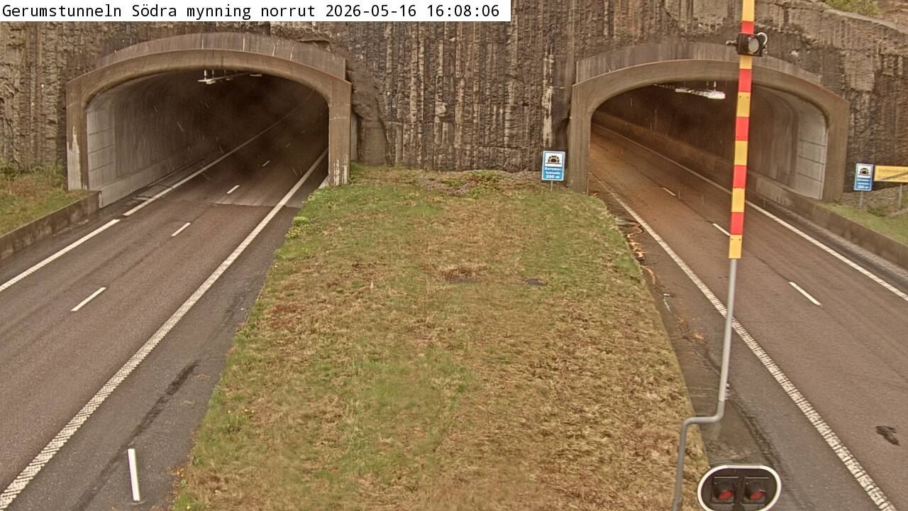 Gerumstunneln Södra mynning
