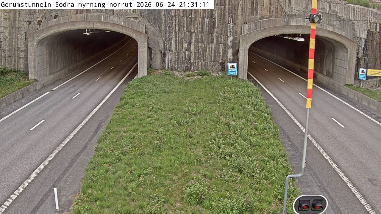 Gerumstunneln Södra mynning