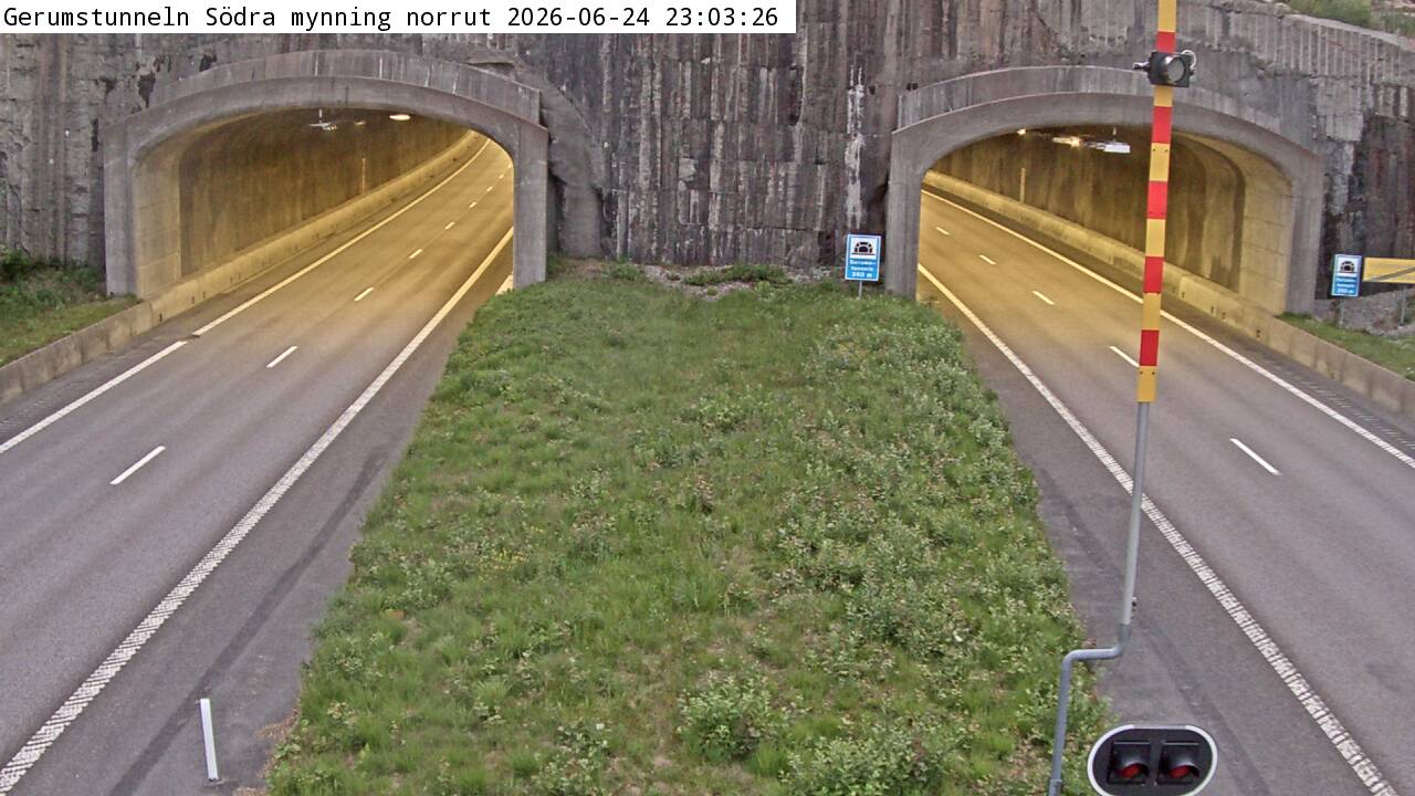 Gerumstunneln Södra mynning