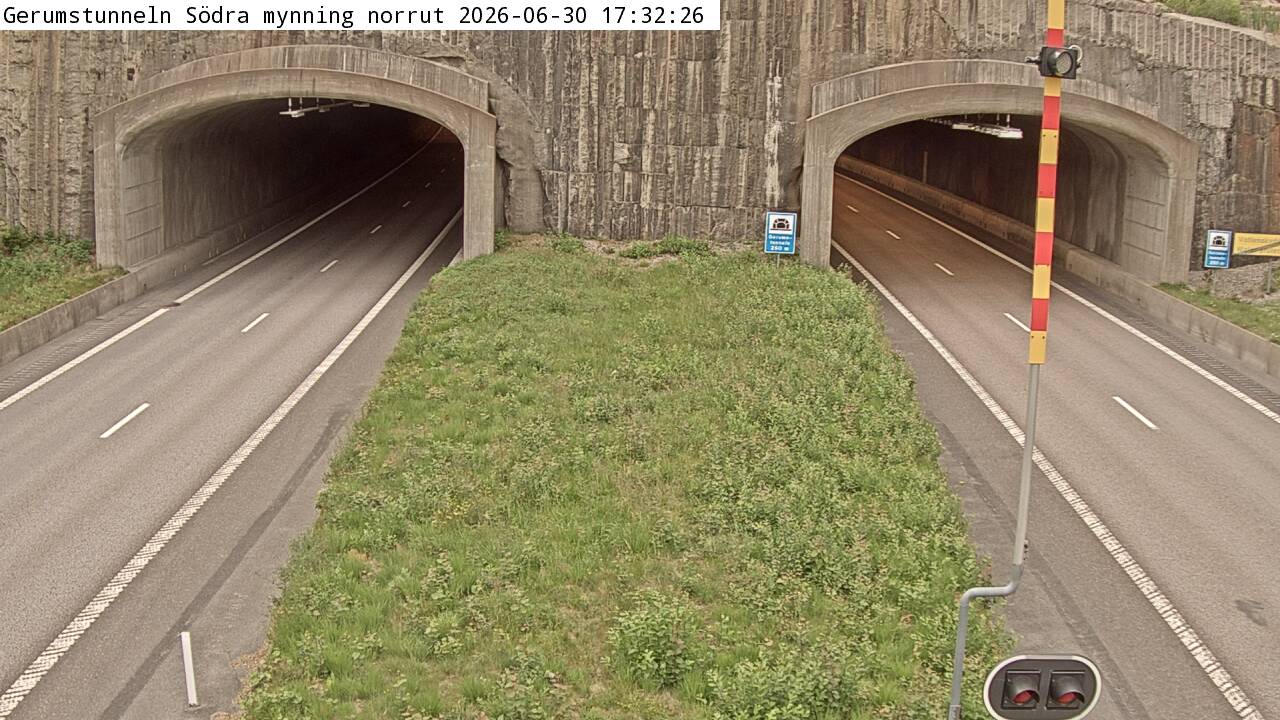 Gerumstunneln Södra mynning