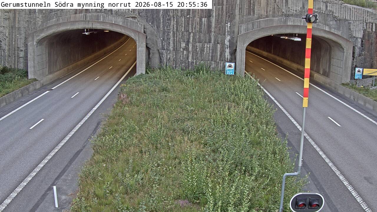 Gerumstunneln Södra mynning