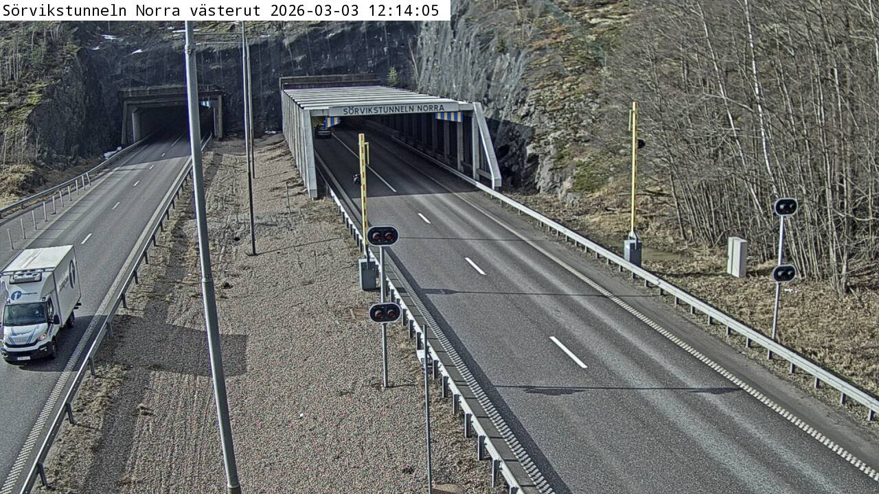 Vägkamera Sörvikstunneln Norra – Uddevalla kommun, Västra Götalands län