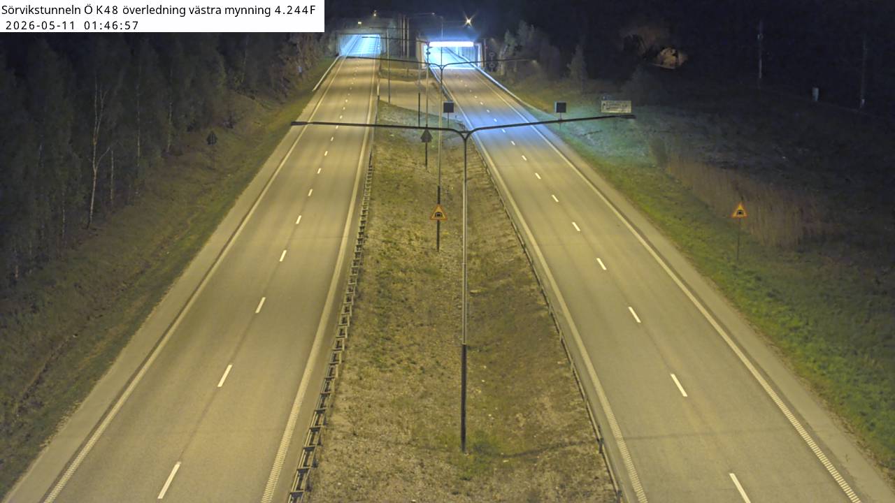 Sörvikstunneln Ö K48 överledning västra