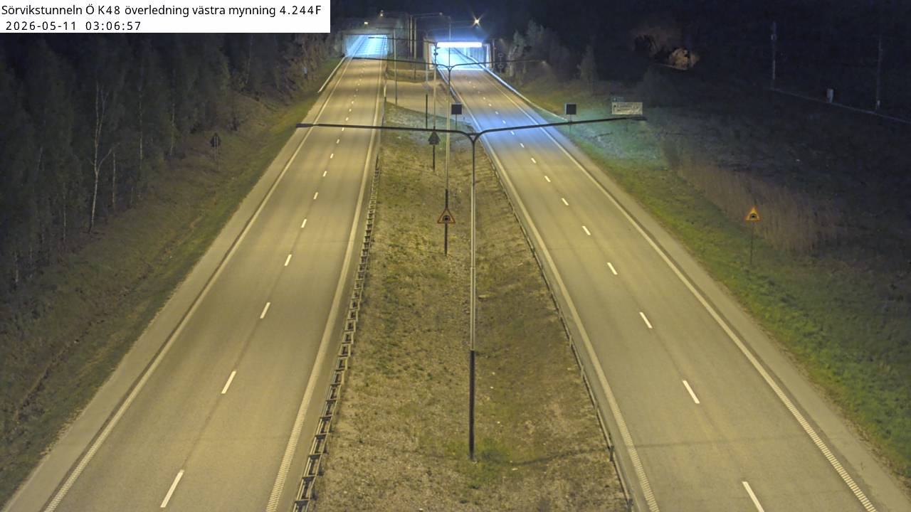 Sörvikstunneln Ö K48 överledning västra