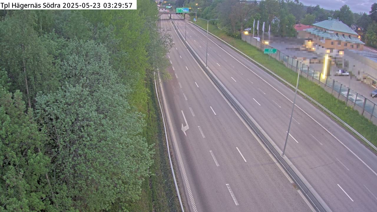 Trafikkamera -  Trafikplats Hägernäs Södra