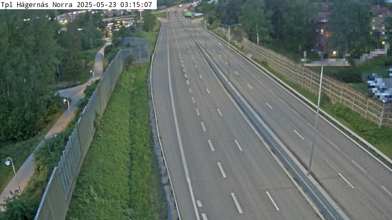 Trafikkamera -  Trafikplats Hägernäs Norra