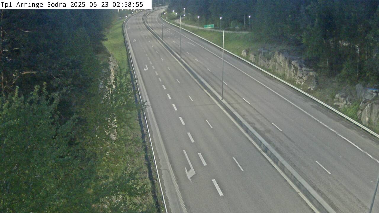 Trafikkamera - Trafikplats Arninge Södra
