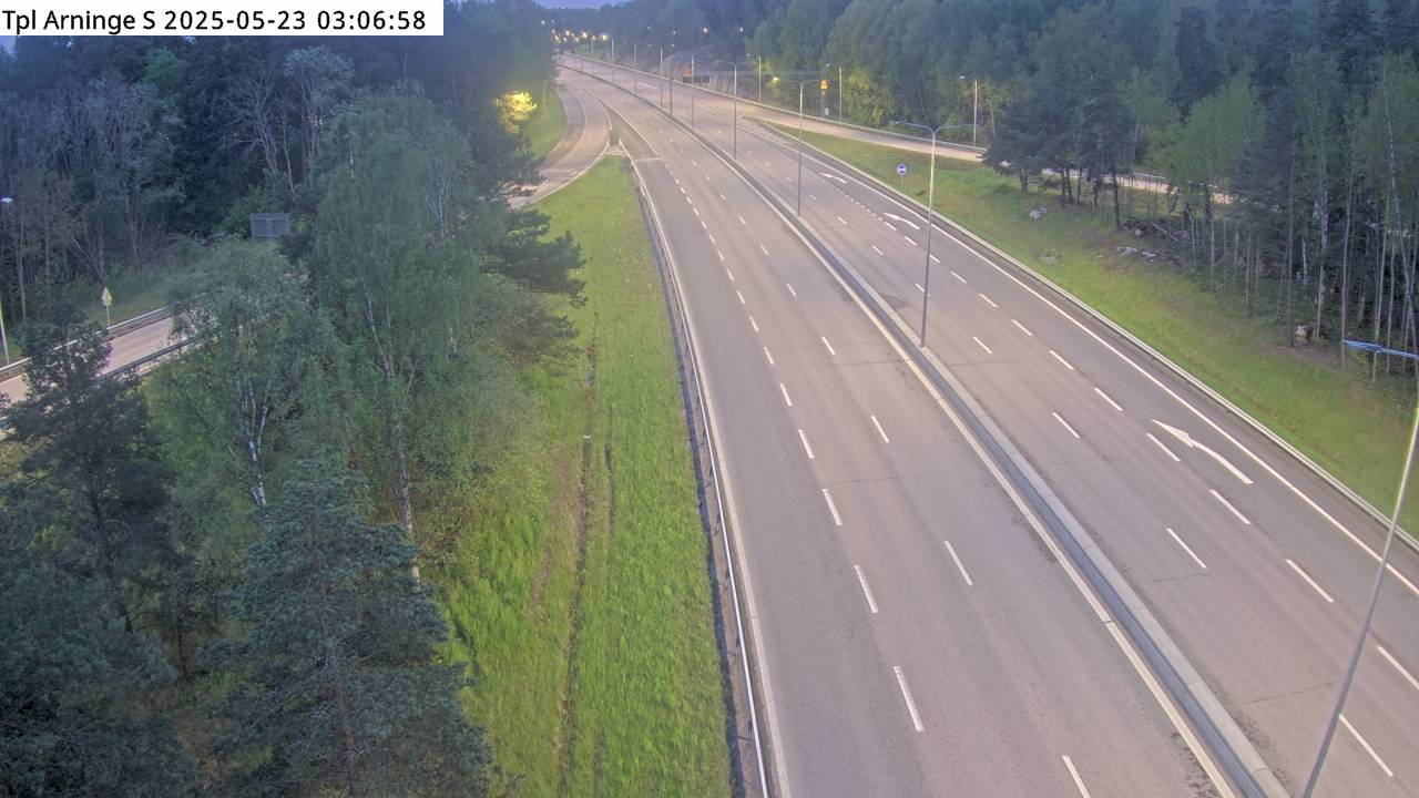 Trafikkamera - Trafikplats Arninge Södra