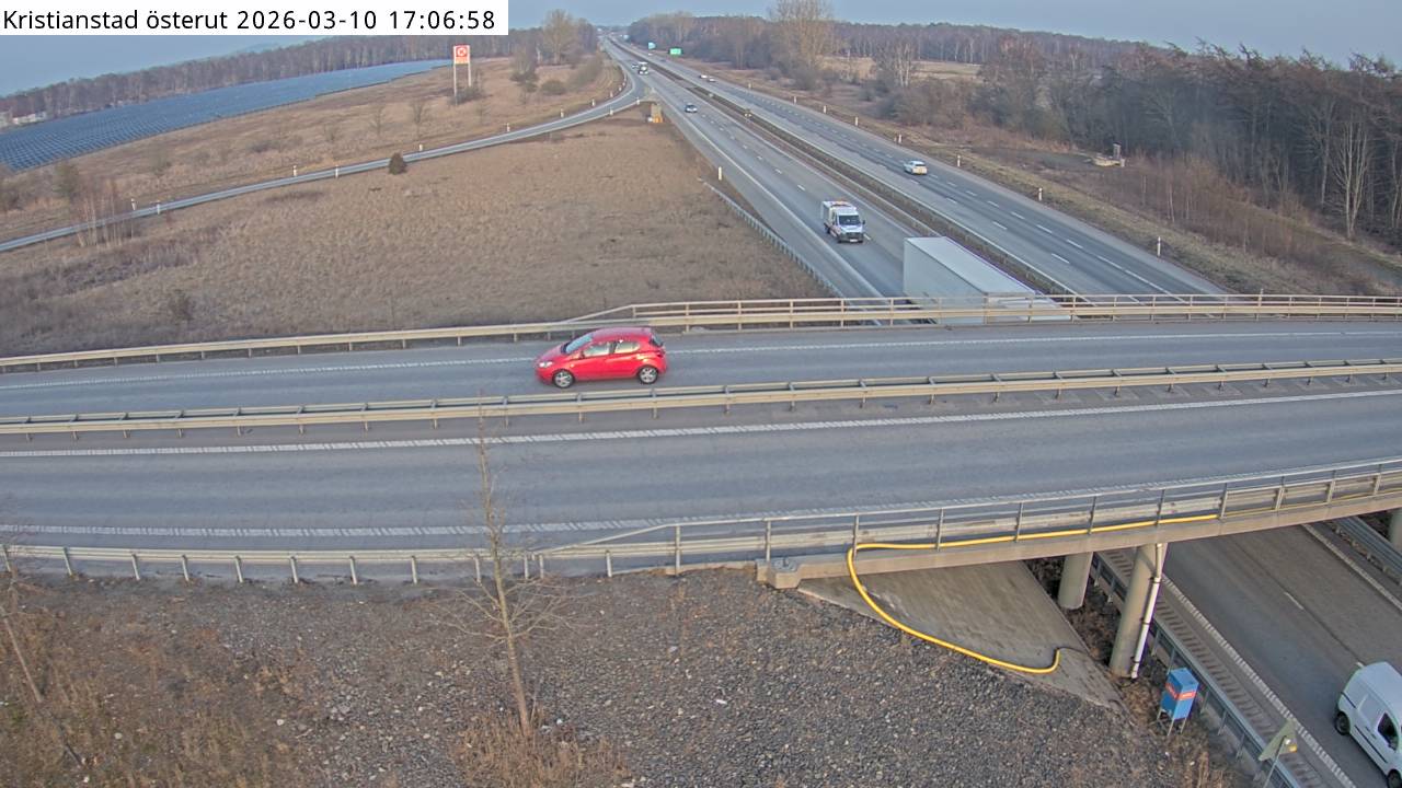 Vägkamera Kristianstad E22 Öst – Kristianstads kommun, Skåne län