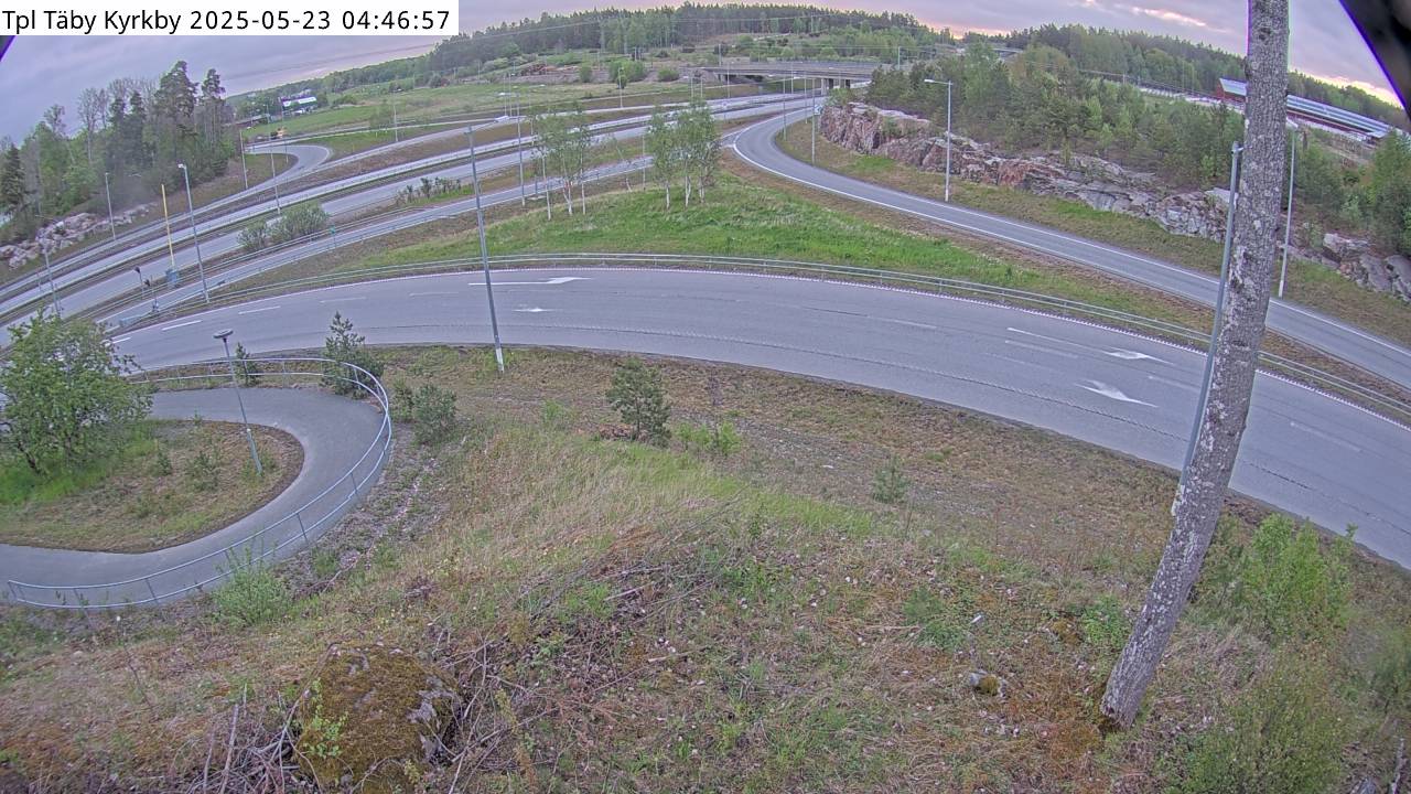 Trafikkamera - Täby kyrkby, mot Rosenkälla.